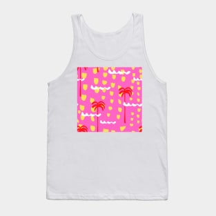 ABSTRACT PALM TREE Tank Top